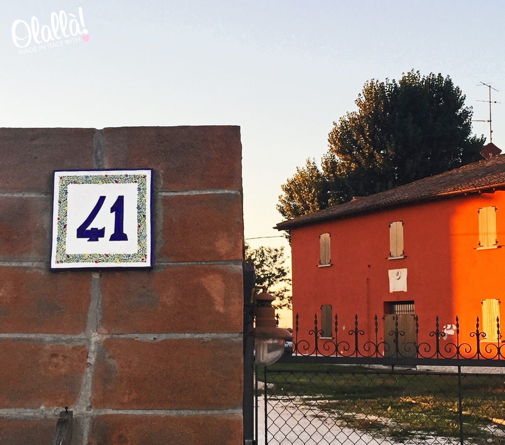 civico-numero-quuadrato-decoro-floreale