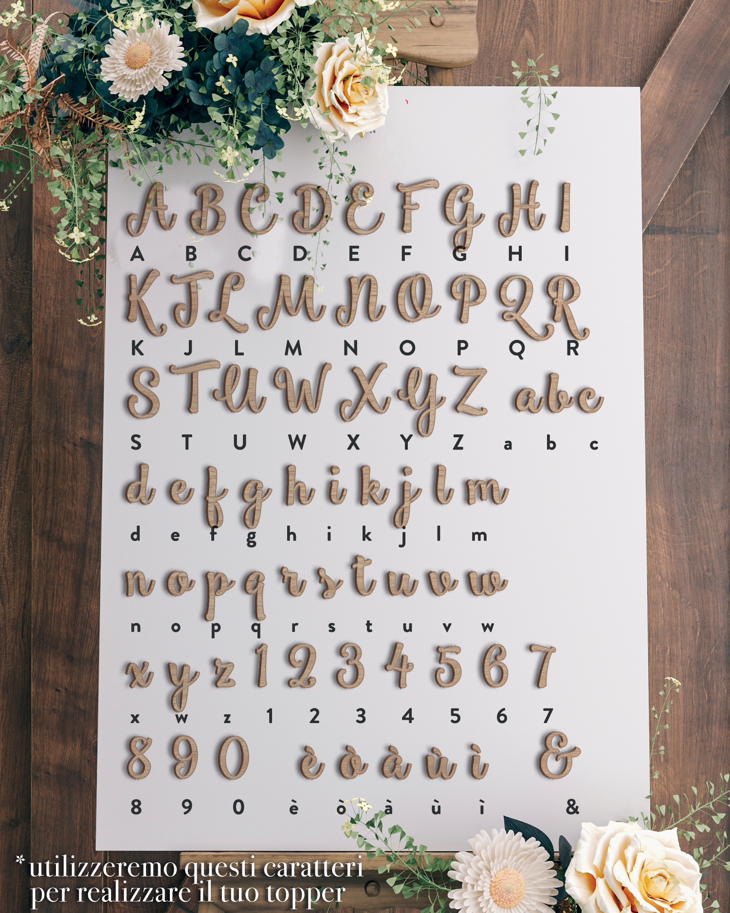 Cake Topper Personalizzato Con Numero degli Anni - immagine 5