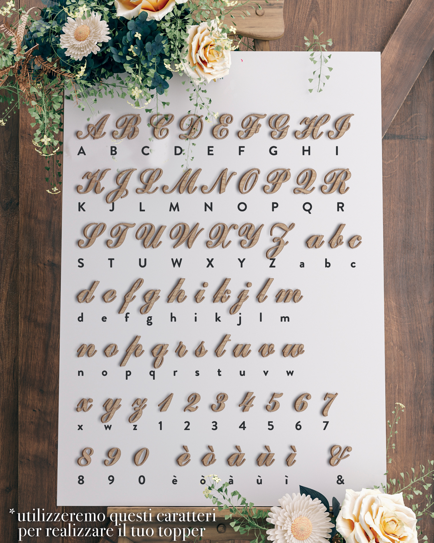 Cake Topper Personalizzato Buon Compleanno con Anni e Nome - immagine 5