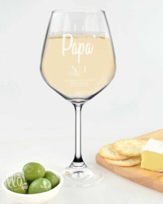 Calice Personalizzato "Papà N° 1" - Idea Regalo Festa del Papà