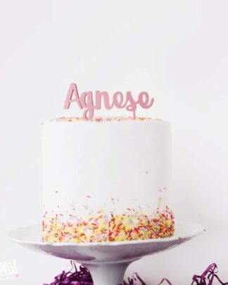Cake Topper Personalizzato con Nome