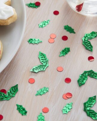 Decorazioni per la Tavola di Natale a Forma di Vischio