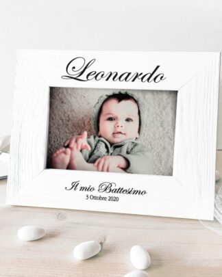 Set 5 Cornici Personalizzate con Nome e Frase Elegante