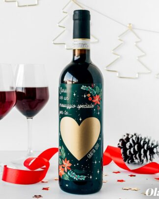 Bottiglia Gratta e Vinci Personalizzata con il tuo Messaggio Segreto - Regalo di Natale per Chiederla in Sposa