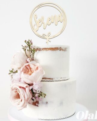 Cake Topper Personalizzato Con Palloncino - Idea Decorazione Torta