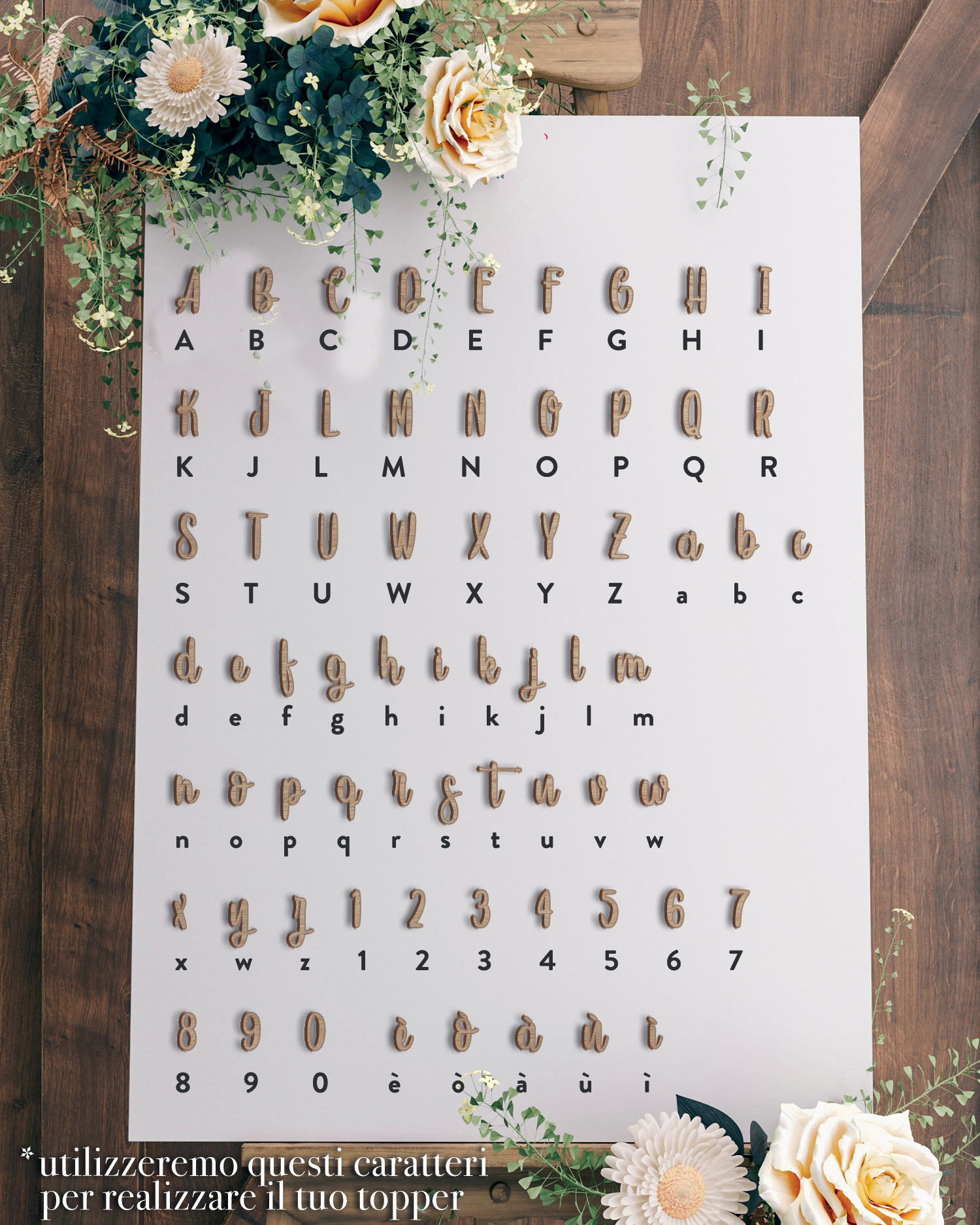 Cake Topper "Happy Birthday" Personalizzato con Nome e Anni - immagine 5