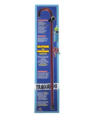 Kit Bastone da Corsa per Pensionato Gadget Divertente Regalo Pensione