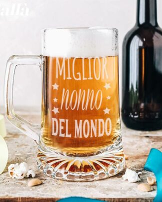 Boccale Personalizzato Migliore Nonno del Mondo