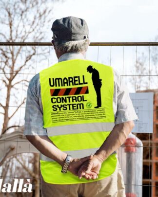 Giacca Alta Visibilità per Pensionato Umarell Control System da Cantiere Regalo Divertente