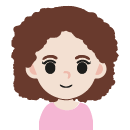 BAMBINA capelli ricci