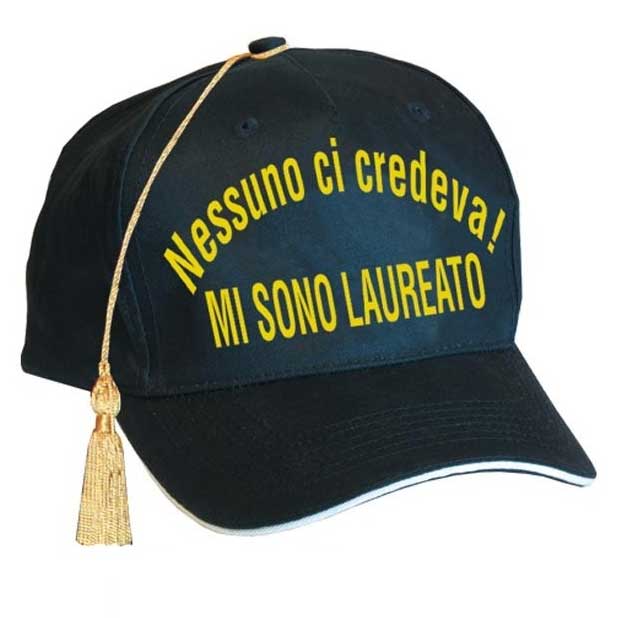 Cappellino Laurea Nessuno Ci Credeva Mi Sono Laureato - immagine 2