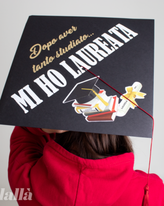 Tocco Cappello Laurea Mi Ho Laureata per Neo Dottoressa - Idea Regalo Laurea Divertente