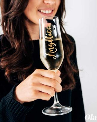 Calice Spumante Flute Personalizzato per Brindisi Laurea