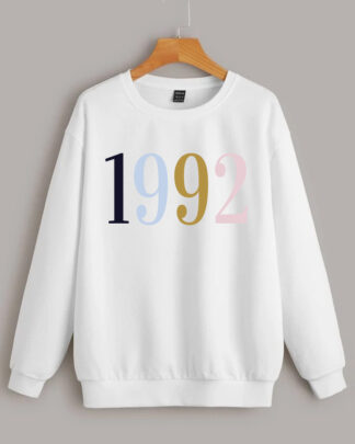 Felpa Donna Personalizzata con Anno di Nascita Colorato Elegante Idea Regalo Compleanno