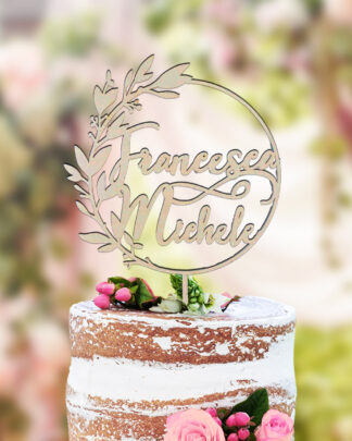 torta-cake-topper-botanico-cerchio-nomi-wedding