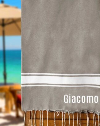 telo-mare-grigio-regalo-nome-personalizzato