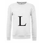 Felpa UNISEX Bianco L