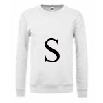 Felpa UNISEX Bianco S