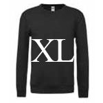 Felpa UNISEX Nero XL