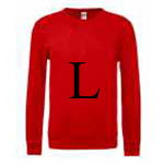 Felpa UNISEX Rosso L