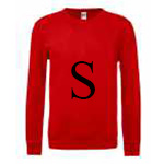 Felpa UNISEX Rosso S