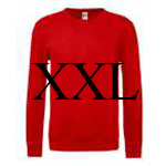 Felpa UNISEX Rosso XXL