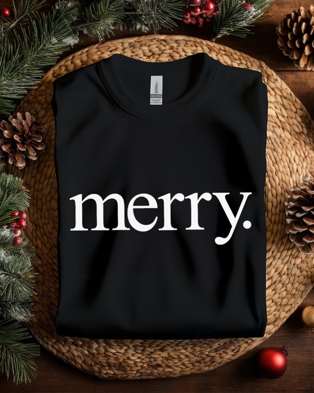 Felpa Natalizia Merry. e Punto - immagine 2