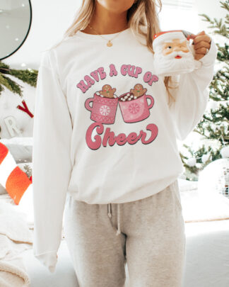 Felpa Natalizia Have cup of Cheer