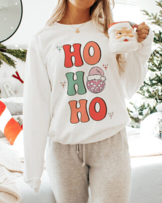 Felpa Natalizia Ho Ho Ho