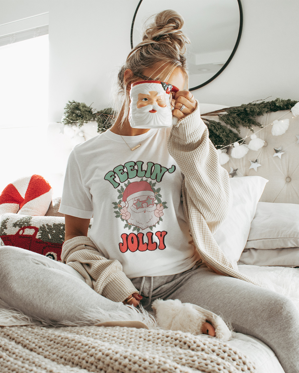 Maglietta Natalizia Feeling Jolly - immagine 3