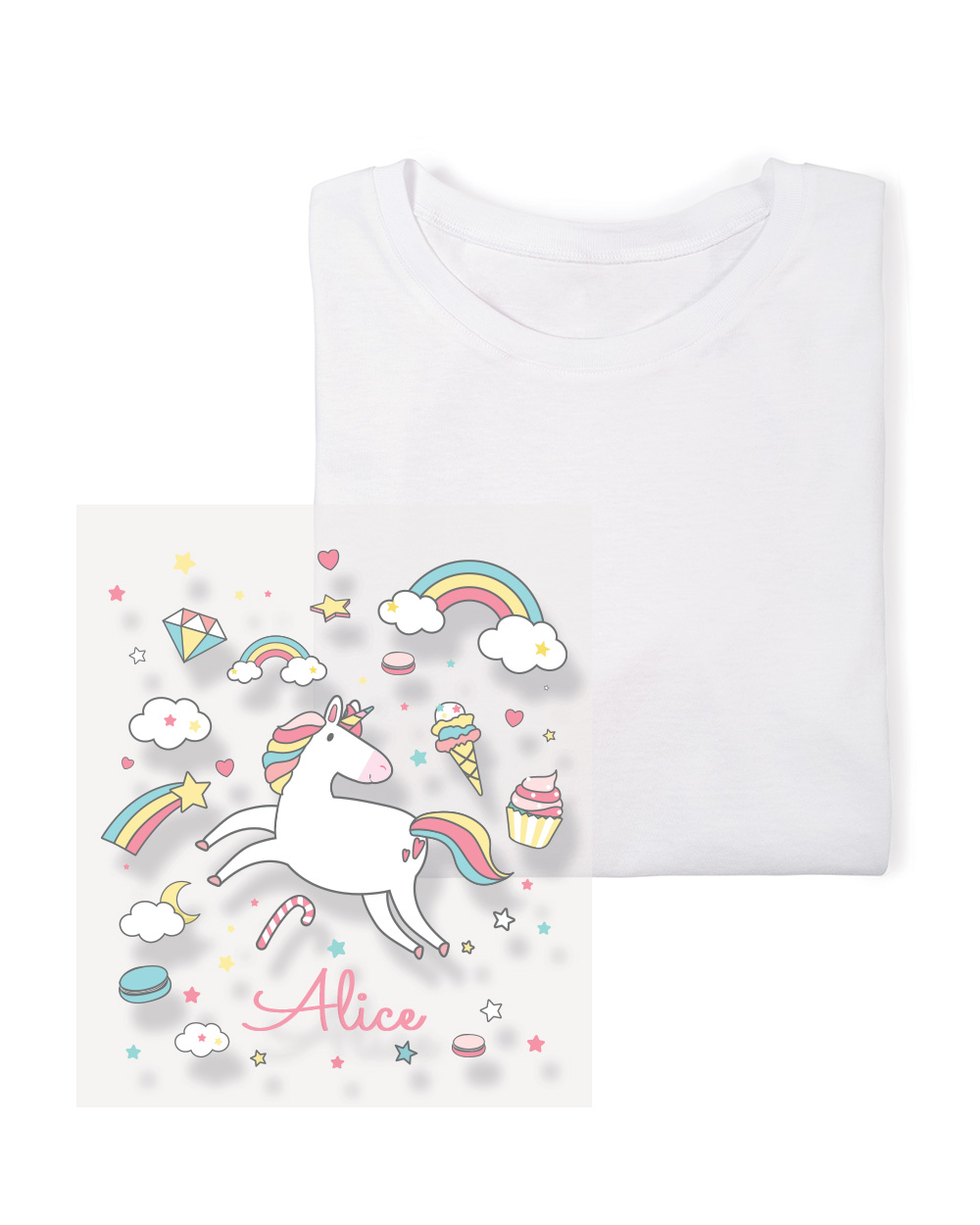 Set Unicorni Trasferibili Adesivi Personalizza Abbigliamento Fai da Te a Casa per Bambini - immagine 3