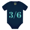Body Maniche Corte 3-6 BLU NAVY