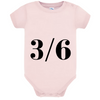 Body Maniche Corte 3-6 ROSA BABY