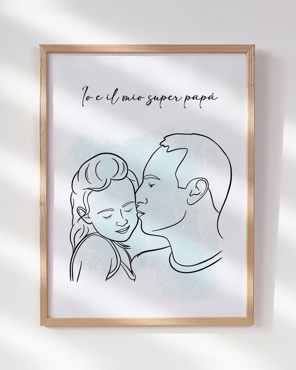 lineart-illustrazione-papa-regalo