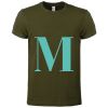T-SHIRT UOMO VERDE OLIVA M