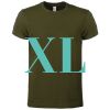T-SHIRT UOMO VERDE OLIVA XL