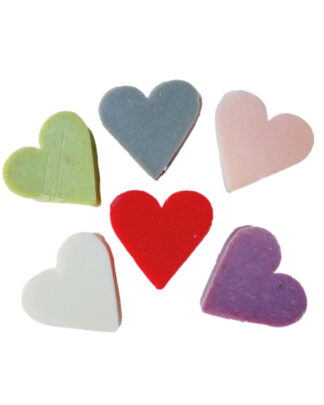Saponetta Profumata a Forma di Cuore - colori assortiti