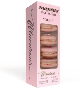 Macarons Maxtris Patisserie - Gusto Yogurt - Confezione da 78g