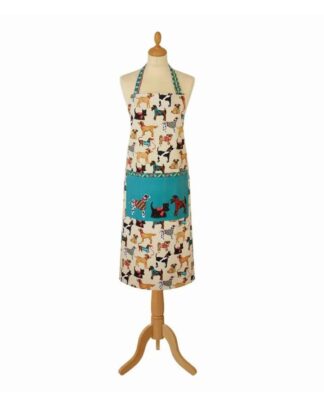 Grembiule da cucina con stampe di cani - Idea Regalo Divertente per Compleanno, Nonna, Amica, Mamma, per Chi Ama Cucinare