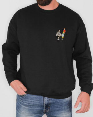 felpa-papa-personalizzata-disegno-lineart-bambino-ricamata