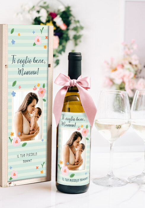 bottiglia-vino-cassettina-personalizzata-festa-mamma-verde-pastello