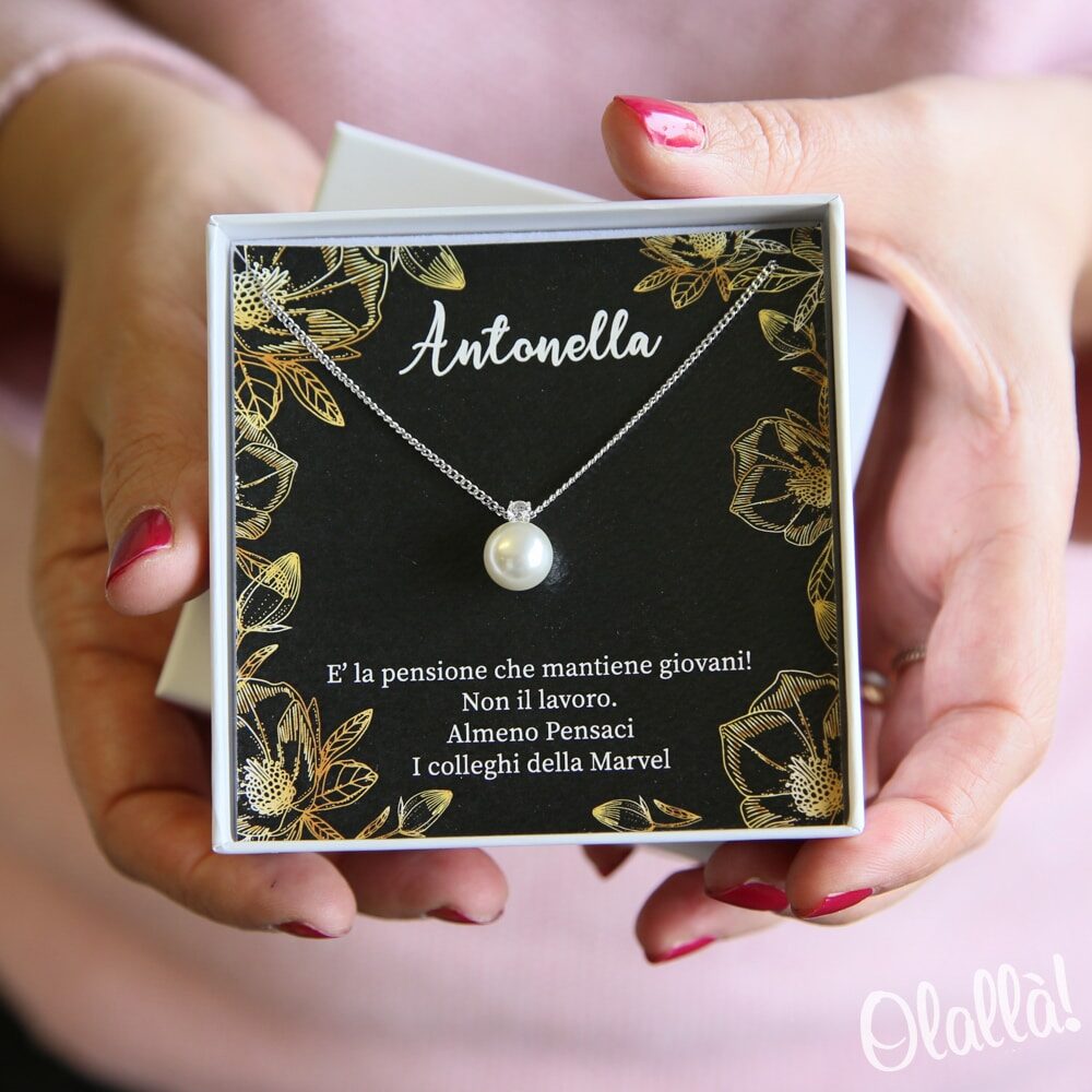 collana-perla-regalo-pensionamento-personalizzato