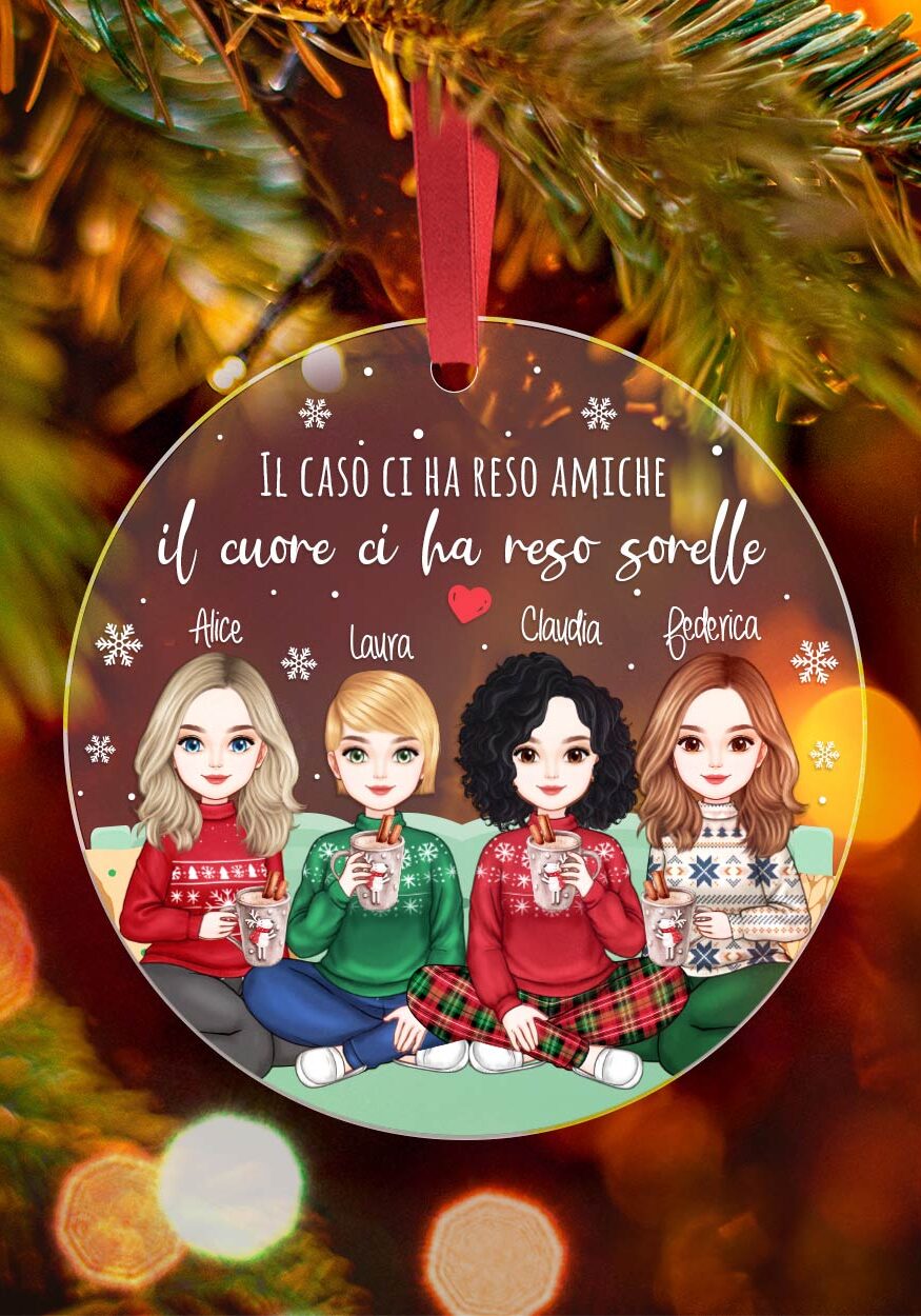 decorazione-albero-personalizzata-pallina-ritratto-amiche