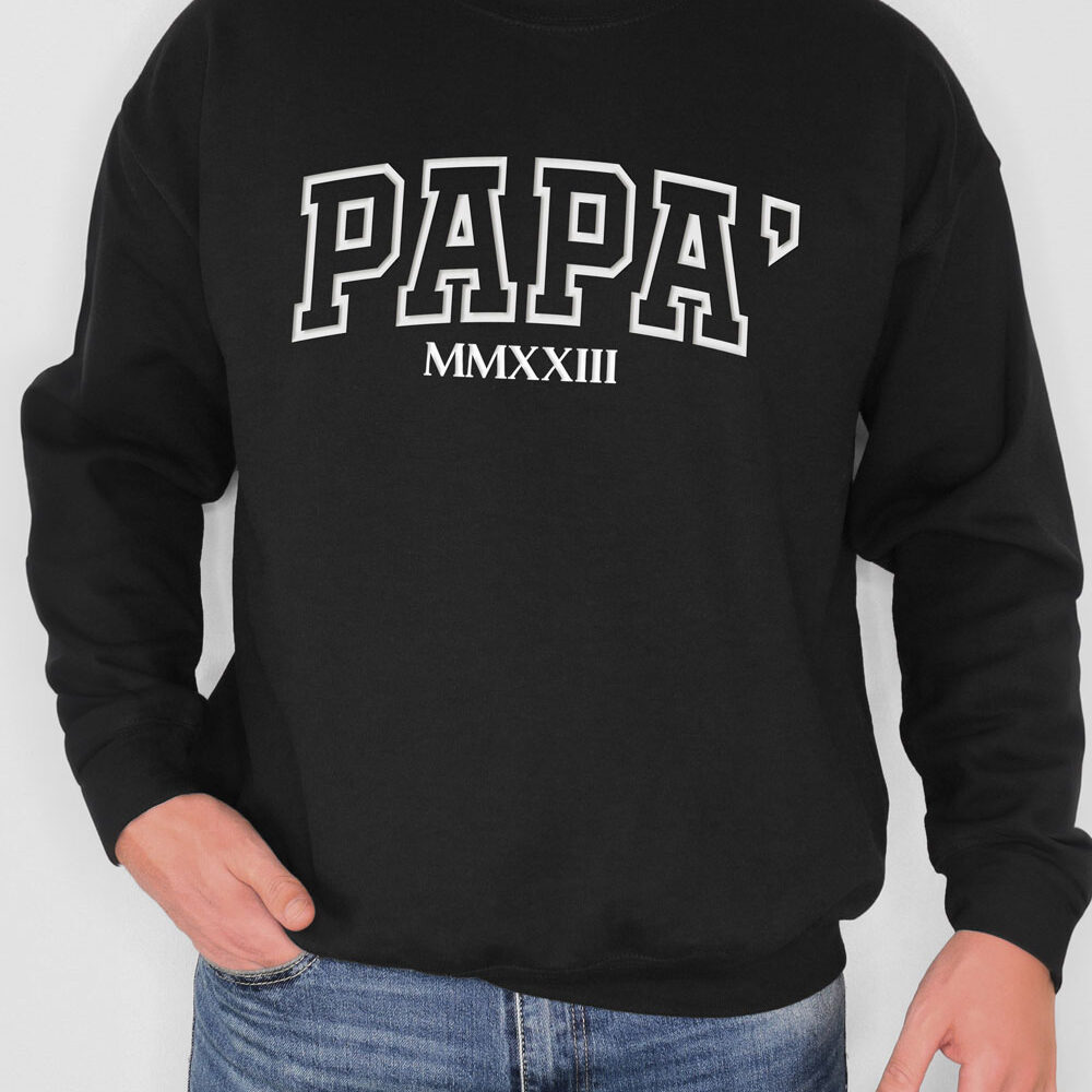 felpa-papa-rilievo-personalizzata-data-stile-college