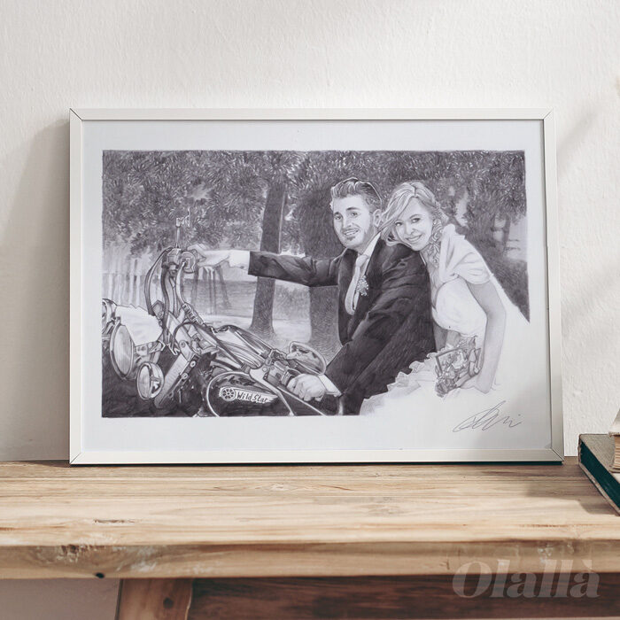 ritratto-personalizzato-matita-matrimonio-regalo