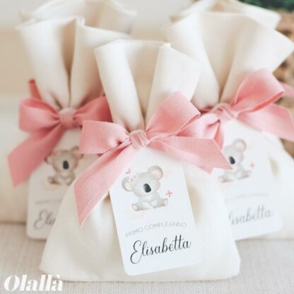 sacchettini-portaconfetti-koala-cotone-personalizzati