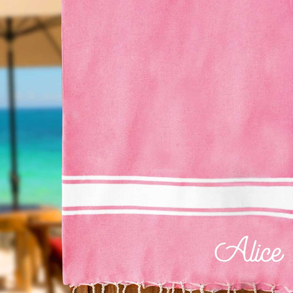 telo-mare-rosa-regalo-nome-personalizzato